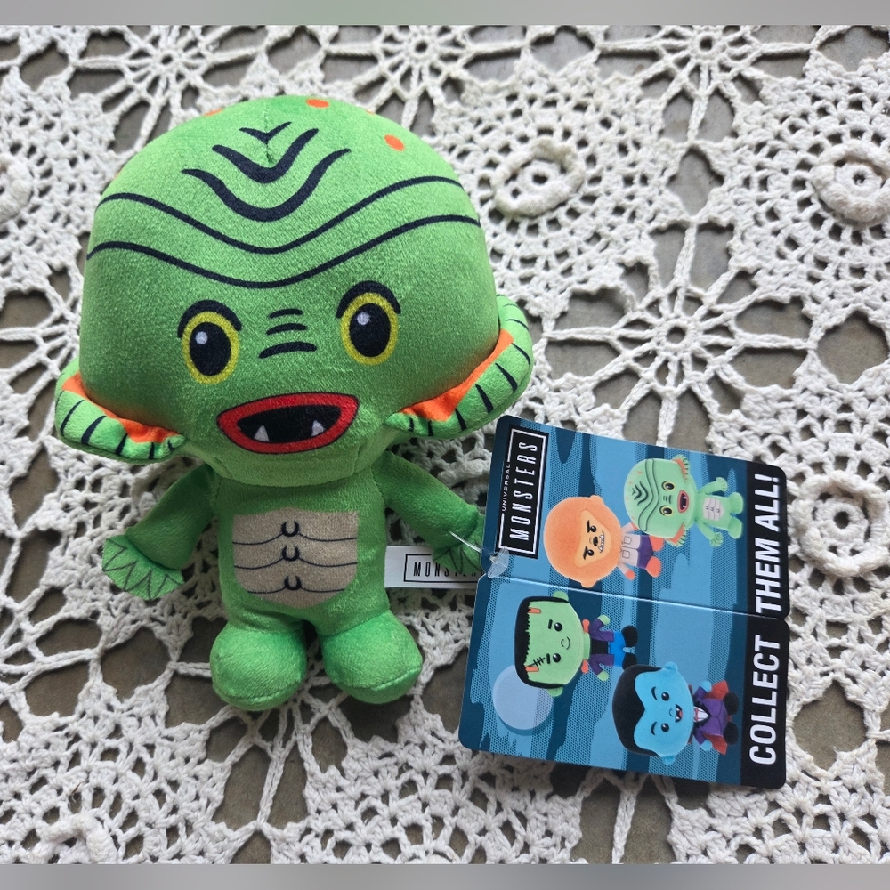 Universal Monsters Gill-man Chibi Plush 6” Creature Black Lagoon Teddy Bear